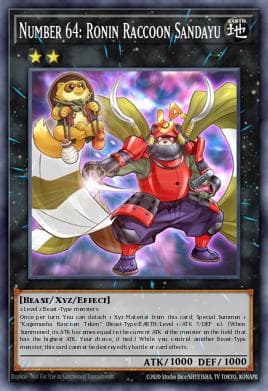 Number 64: Ronin Raccoon Sandayu